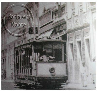 Fotografia antiga do bonde Outeiro